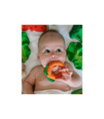 OLI&CAROL 2В1 МНОГОФУНКЦИОНАЛНА ЧЕСАЛКА ЗА ЗЪБИ 0+ И ИГРАЧКА ЗА БАНЯ 100%ЕСТЕСТВЕН КАУЧУК Морковчето Cathy