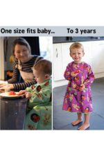 Tidy Tot дълъг лигавник тип престилка с джобче, за хранене и игри - различни разцветки - Image 5