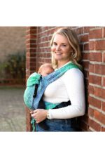 Hoppediz Primeo Хибридна ергономична раница за най-малките тъкан слингов плат Grenada - Image 2