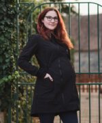 Ватирано 3в1 софтшел яке за бременни и бебеносене 10 000мм воден