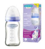 Стъклено шише с Биберон NaturalWave® 160 ml. (slow flow)