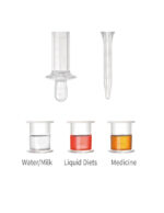 Сет Haakaa спринцовка , иновативна многократна силиконова пипета  със странично разтичане за хранене , течности , лекарства. + кутия и четка за миене - Image 5