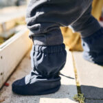 Ватирани бебешки ботушки Malalila Berlin софтшел високи с мембрана