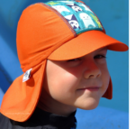 Бебешка шапка с 50+ UV защита Closeparent Китове - Image 3