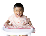 Tidy Tot лигавник тип престилка  и вендузи за захващане къс ръкав зебри - Image 2