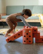 MODU Дания комплект за активна игра с блокчета от 0 до 6г. вариант "Мечтател" 34 елемента МОДУ  Оранжев - Image 5