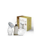 Haakaa Express голям сет - помпа, капак , калинка колектор и многократен пауч за кърма/храна