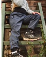 Детски софтшел панталон  (есен/зима) цвят антрацит , ветро- и водоустойчив 10 000мм 110 - Image 4