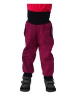 Детски софтшел панталон  (есен/зима) цвят fuchsia , ветро- и водоустойчив 10 000мм - Image 2