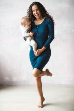 Рокля за бременни и кърмачки Milk & Love Poseidon , памук - Image 3