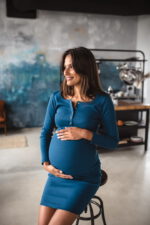 Рокля за бременни и кърмачки Milk & Love Poseidon , памук - Image 4