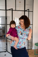 Пола за бременни Milk & Love  цвят тъмносиня - Image 3