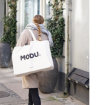 МОДУ Дания голяма чанта за транспорт или съхранение от 100%рециклиран памук - Image 2