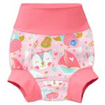 Бански за бебе , бебешки бански за плуване с 50+UV SplashAbout Happy Nappy Англия неопрен  Бухал И Коте - Image 5