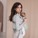 Love and Carry ONE регулируема ергономична раница с падащ панел и платка за кръста цвят Lemongrass с БАМБУК - Image 3