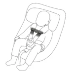 BeSafe универсална обезопасителна скоба за колани Belt Keeper за всяко столче - Image 3