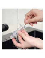 Сет Haakaa спринцовка , иновативна многократна силиконова пипета  със странично разтичане за хранене , течности , лекарства. + кутия и четка за миене - Image 8