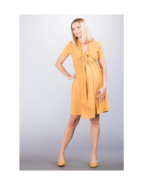 Рокля за бременни и кърмачки Пина охра последна р.40 - Image 2