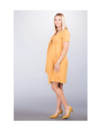 Рокля за бременни и кърмачки Пина охра последна р.40 - Image 4