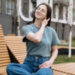 Тениска за бременни и кърмачки зелена , oversize свободна кройка - Image 4