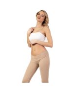 3/4 Клин за бременни с ниска талия и ластик под корема  бежов - Image 4