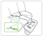 KneeGuardKids4 - първата напълно регулируема и издържала краш тест опора за крачета. Подпомага поддържане на правилна седяща позиция в столчета по посока на движението - Image 5
