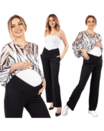 Панталон с ниска диагонална талия - Image 2