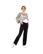 Панталон с ниска диагонална талия - Image 5