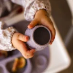 Dinky Cup - мека чашка за първи опити на самостоятелно пиене 50мл. Fleur du Jardin серия
