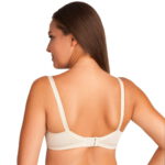 Мек памучен сутиен за бременни и кърмачки бежов на точки Lin. - Image 4