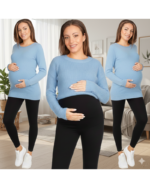 Клин за бременни с платка черен