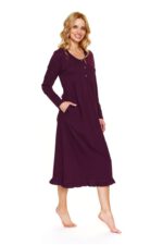 Нощница за бременни и кърмачки дълъг ръкав - Image 6