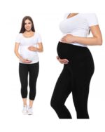 7/8 Клин за бременни с платка черен - Image 2