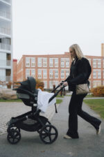 Axkid Gokid кошче + база за кола за новородено 40-87см (13кг.) R129  последен сив - Image 3