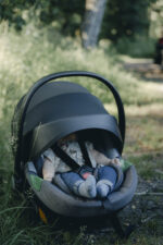 Axkid Gokid кошче + база за кола за новородено 40-87см (13кг.) R129  последен сив - Image 5