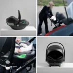 Axkid Gokid кошче + база за кола за новородено 40-87см (13кг.) R129  последен сив - Image 8