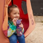 Klean Kanteen бутилка , детска бутилка за вода 355ml с новата Flip Seal капачка 100%без протичане