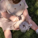 Citron сгъваема чашка силикон Spill Free Snack Cup , чашка за лакомства с капак и дръжка 2 цвята - Image 2