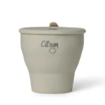 Citron сгъваема чашка силикон Spill Free Snack Cup , чашка за лакомства с капак и дръжка 2 цвята - Image 6