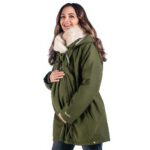 WOMBAT&Co London 4в1 зимно яке за бременни и бебеносене Wallaby Green - Image 3
