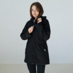 Ватирано 3в1 софтшел яке за бременни и бебеносене Love and Carry черно - Image 3