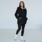 Ватирано 3в1 софтшел яке за бременни и бебеносене Love and Carry черно