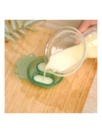 Haakaa Сет силиконова 2в1 чесалка за зъби , мрежа за плодове и форма за замразяване ОЧАКВА СЕ - Image 3