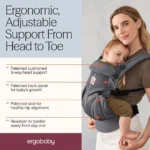 Ергономична раница Ergobaby Omni 360 Classic Charcoal - Image 5