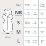 Love to Dream Australia Love to Dream Australia 1TOG чувалче за сън с опция повиване Olive Moon - Image 4