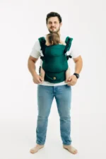 LennyUpGrade PRO ергономична раница за носене на бебе ,регулируема 0-36м. , Lenny Lamb зелена - Image 4