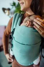 LennyLamb Lenny Light  компактна регулируема слингова раница от тъкан слингов Agave - Image 2