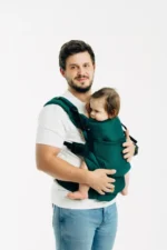 LennyUpGrade PRO ергономична раница за носене на бебе ,регулируема 0-36м. , Lenny Lamb зелена - Image 3