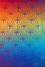 LennyLamb Lenny Light  компактна регулируема слингова раница от тъкан слингов плат Rainbow Lotus - Image 2