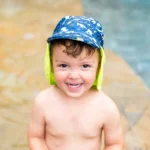 Бебешка шапка с 50+ UV защита Splash About Англия , легионерска шапка размер 1-3г.  Морски Костенурки - Image 5